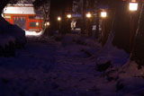 貴船神社 雪の奥宮参道