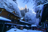 貴船神社 雪化粧の本宮