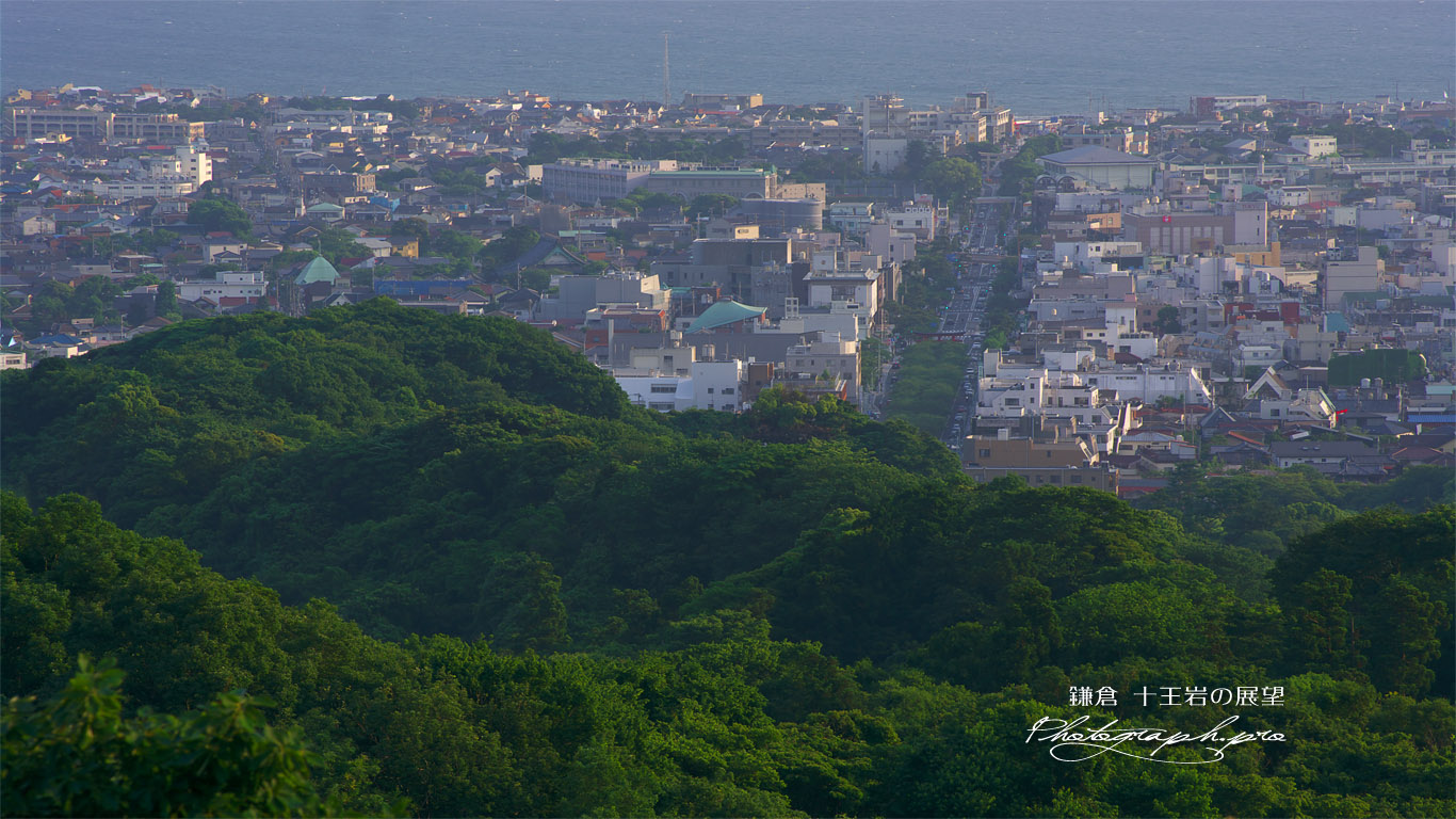 鎌倉 十王岩の展望 壁紙