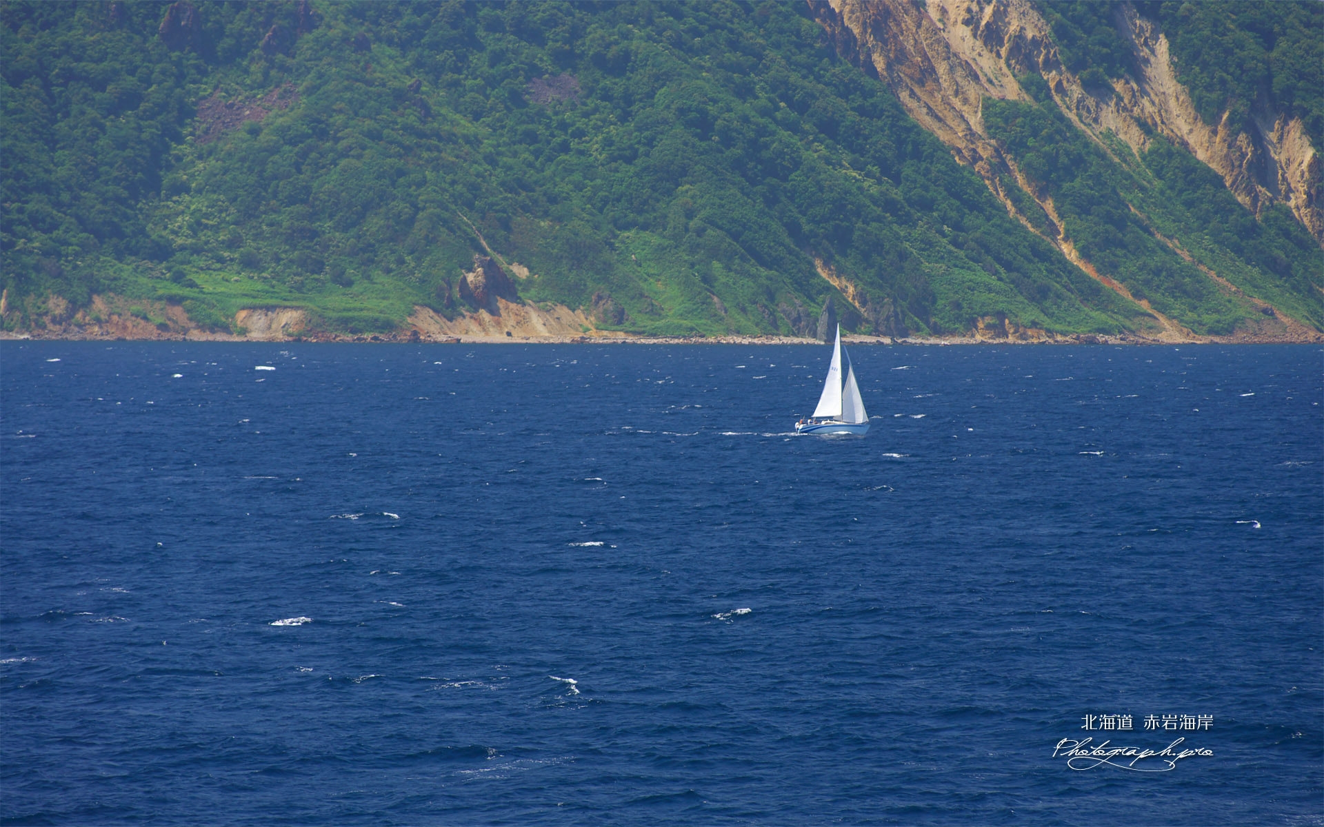 小樽海岸の赤岩海岸