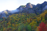 層雲峡双子岩