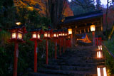 貴船神社 貴船もみじ灯篭