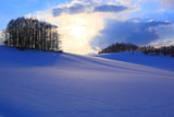 晴れ雪