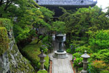 紫陽花咲く善峯寺山門