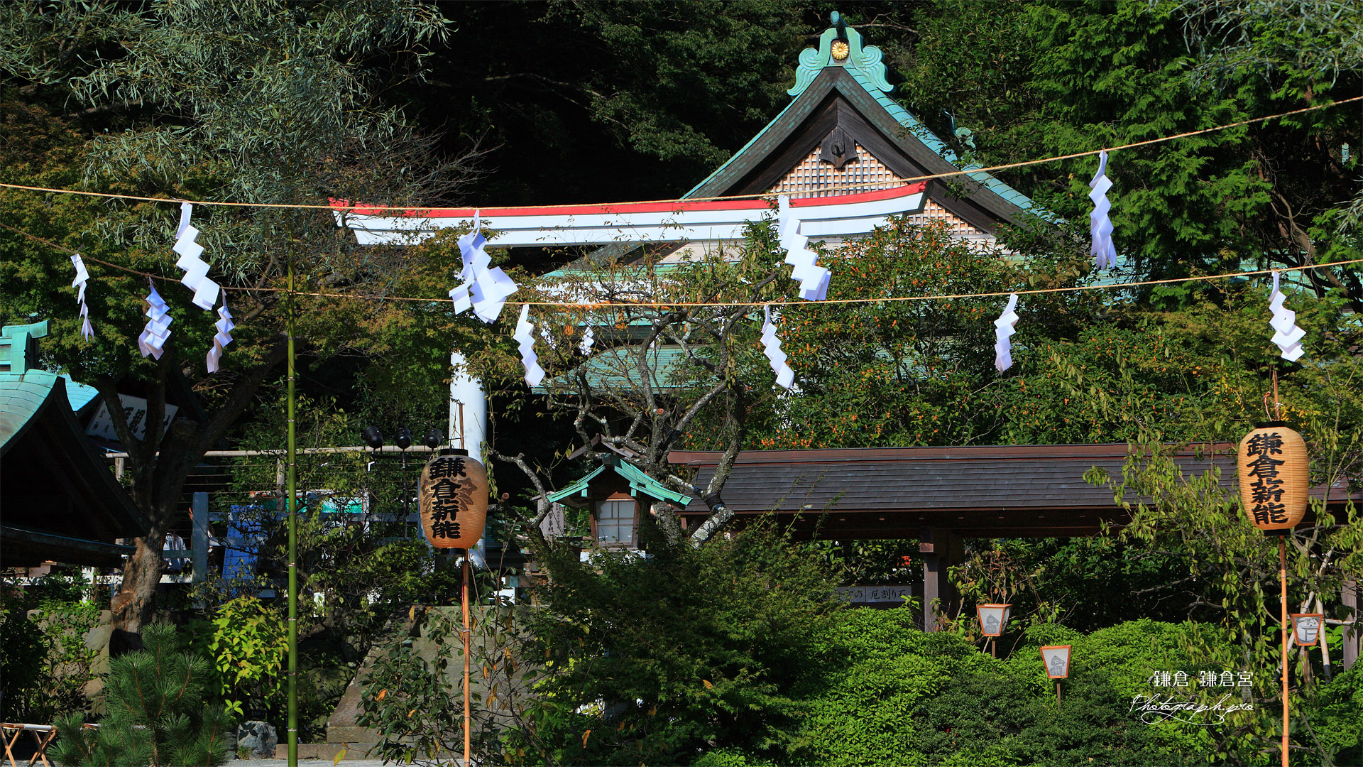 鎌倉宮 鎌倉薪能の舞台