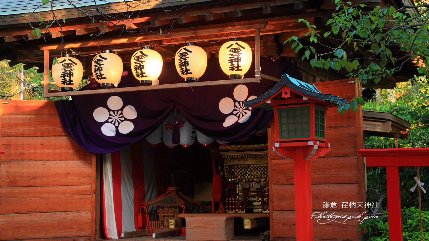 荏柄天神社神輿庫の神輿 壁紙