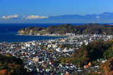鎌倉 衣張山からの江の島と箱根