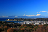 パノラマ台から雑木紅葉の鎌倉