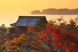 山門と稲村ケ崎