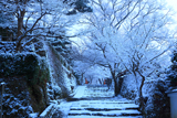 大原 大原女の小路の雪花