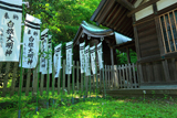 新緑の白旗神社