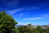 高台寺 祇園閣と秋空