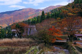 京都久多 紅葉の宮の町