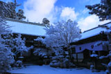 雪の西明寺本堂