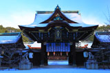 北野天満宮 淡雪の三光門
