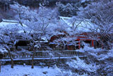 清水寺 雪の釈迦堂と阿弥陀堂