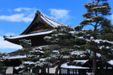建仁寺 雪化粧の法堂