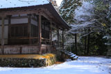 九品寺 雪化粧の観音堂