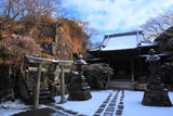 法性寺 雪化粧した本堂