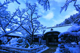 鞍馬寺 雪化粧の瑞風庭