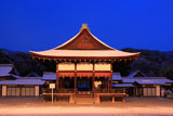 下鴨神社 雪化粧の本宮