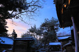 鍬山神社 朝焼け