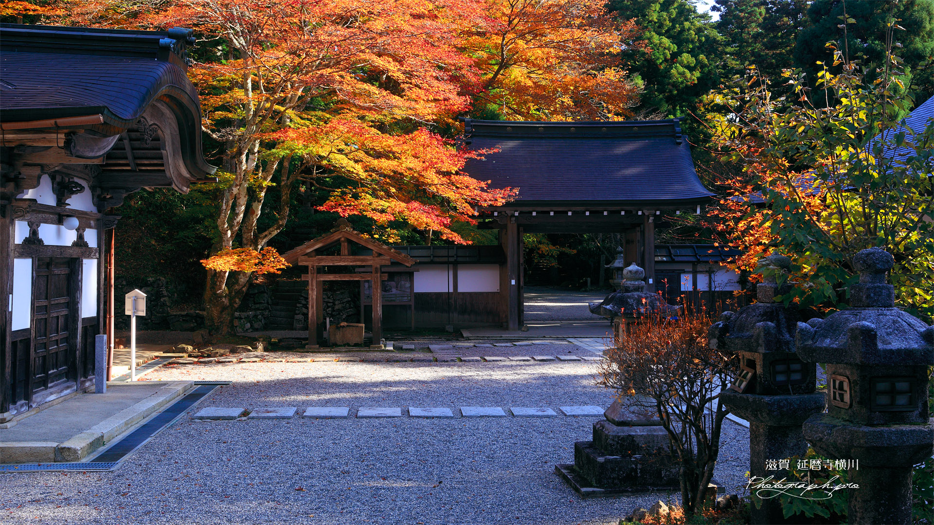 延暦寺横川 紅葉の四季講堂
