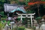 京都 吉水弁財天の紅葉
