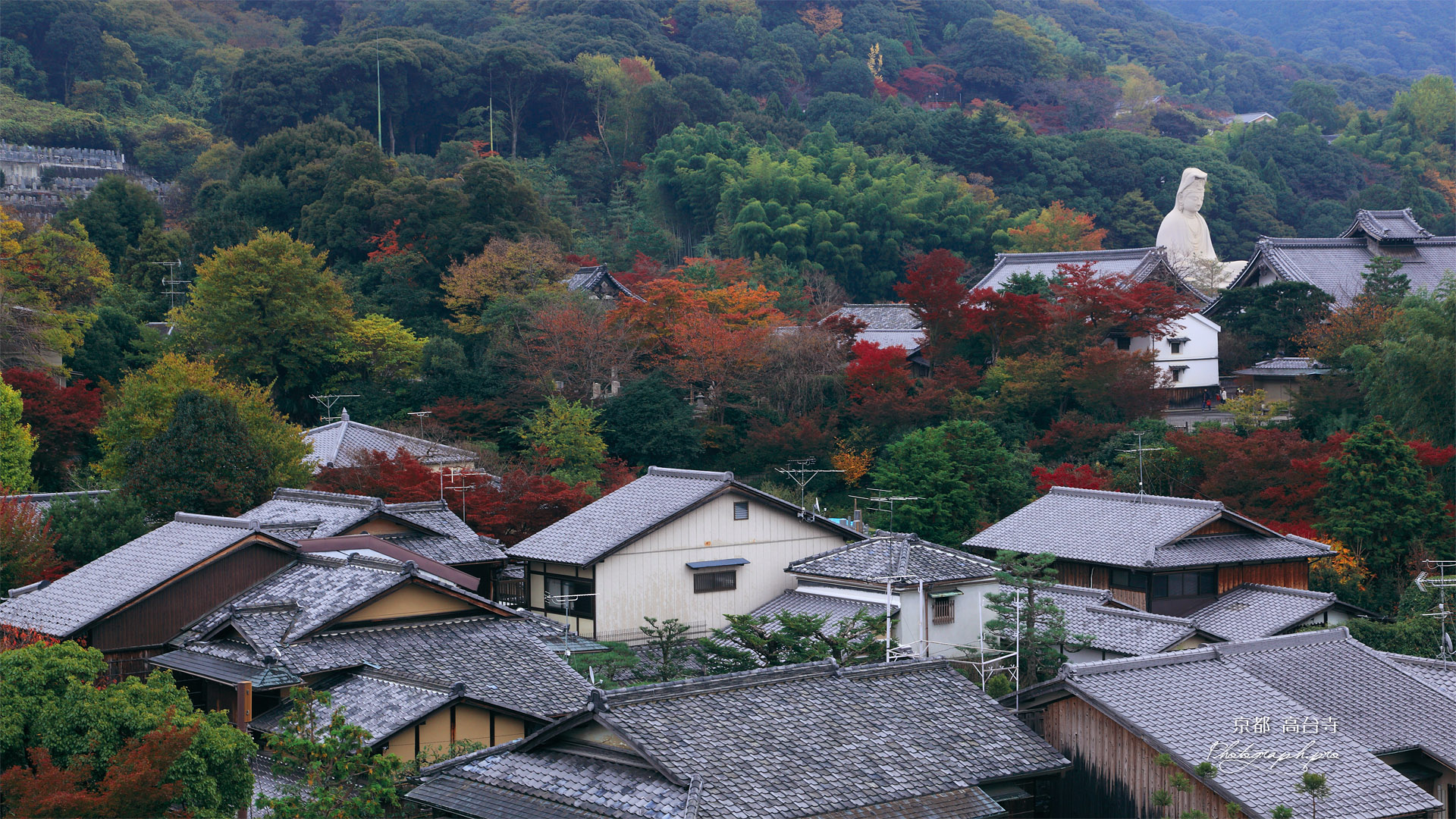 大雲院 祇園閣から高台寺と霊山観音
