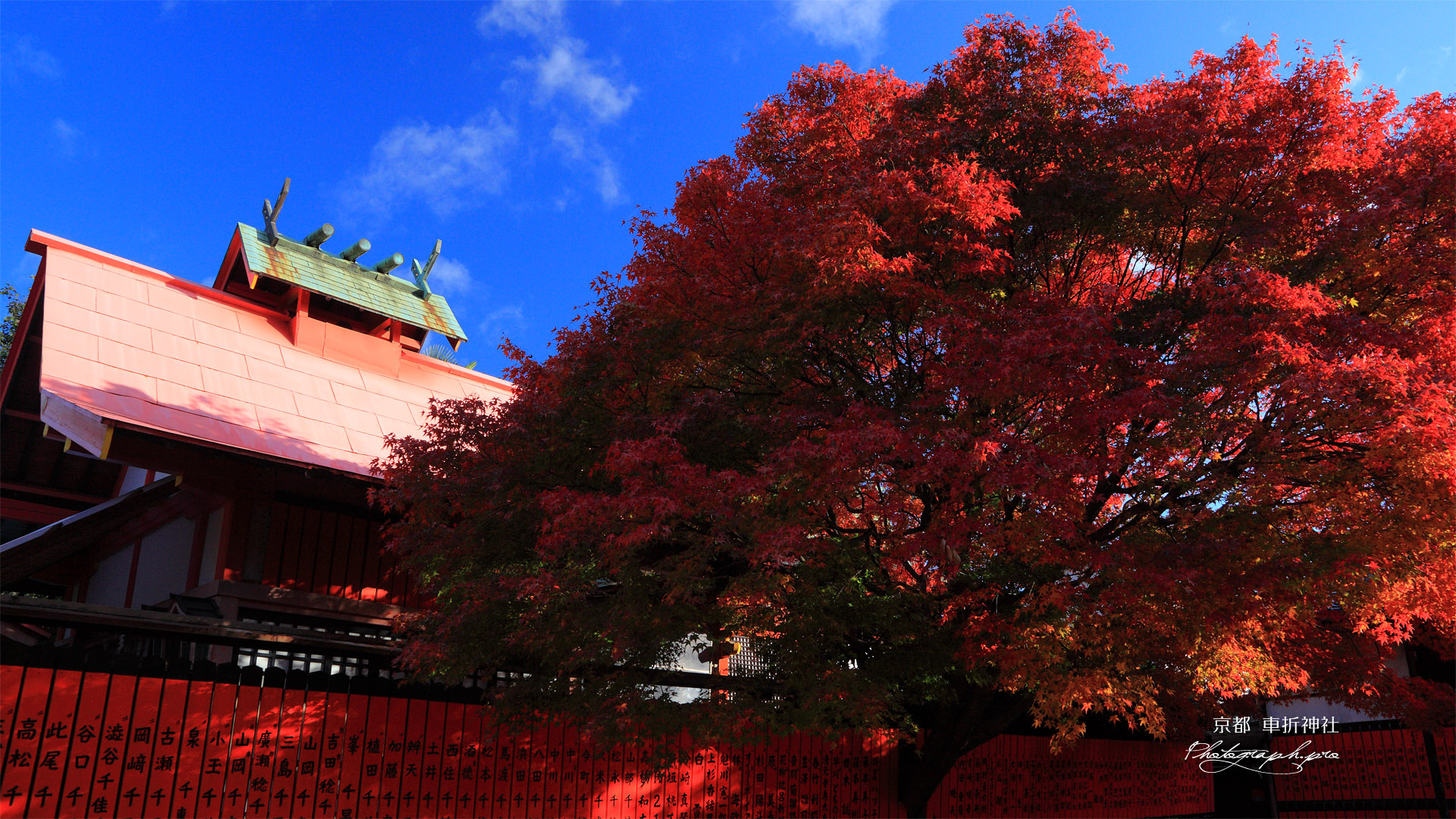 車折神社 芸能神社と紅葉
