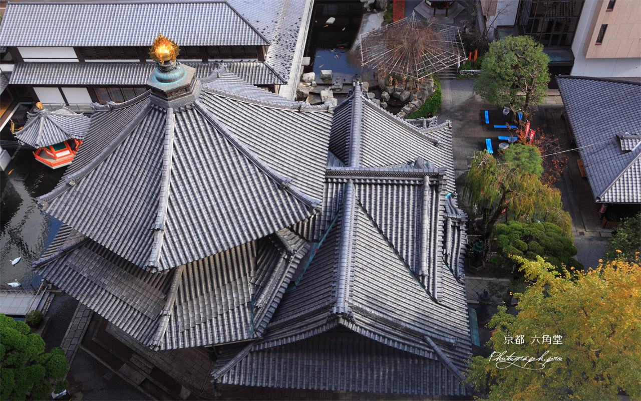 京都六角堂 WEST18から 壁紙