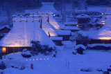 美山かやぶきの里 雪灯廊2012