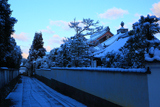 東福寺 雪化粧した山内参道