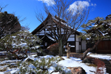 妙覚寺 雪景色の庫裏