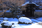 妙顕寺 龍華飛翔庭の雪景色
