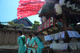 屋台と九品寺本堂