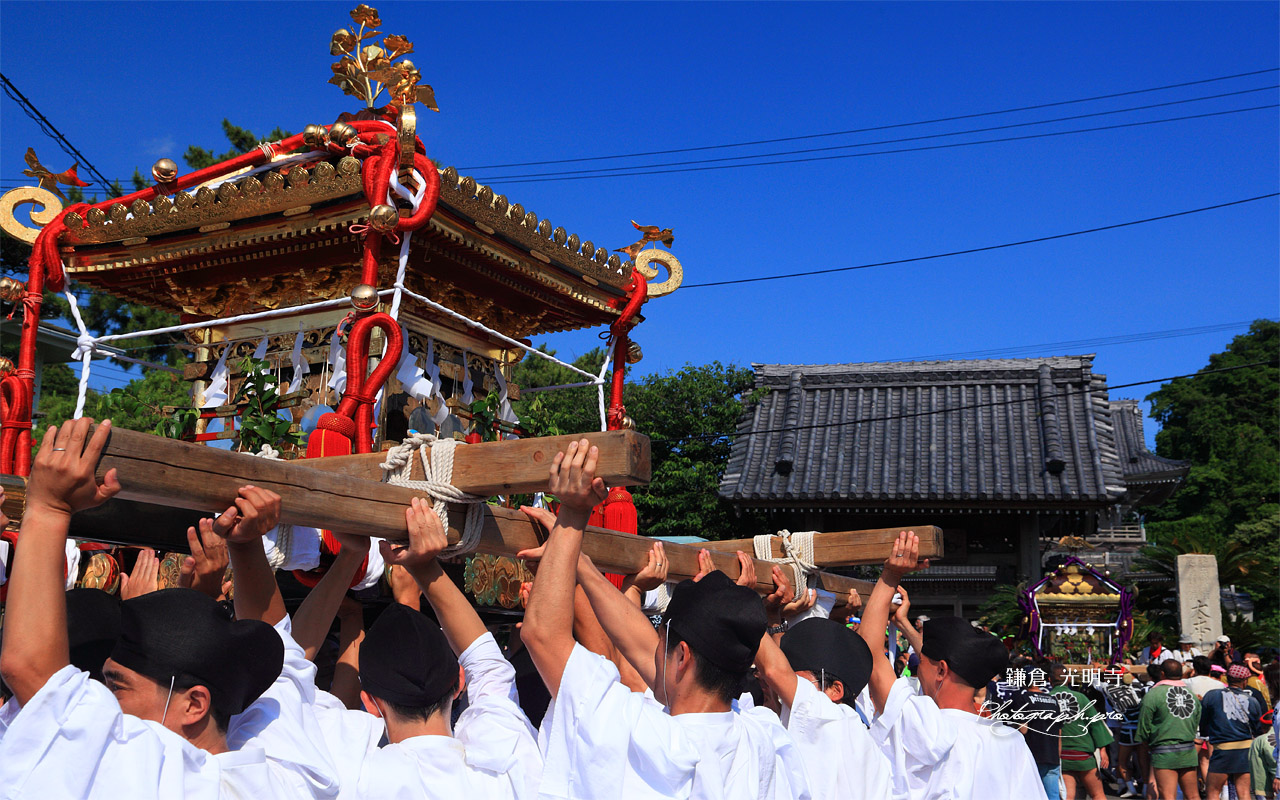 光明寺門前の乱材祭一番神輿 壁紙