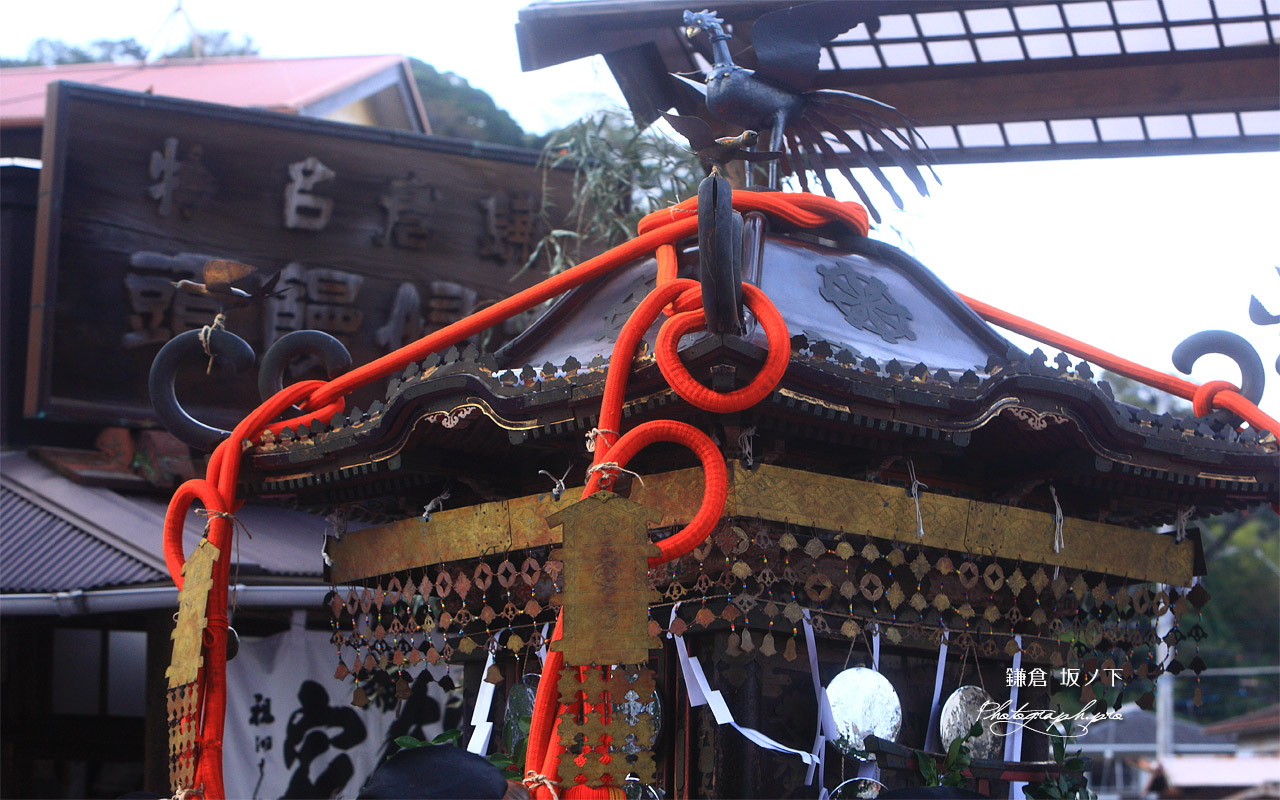 鎌倉 御霊神社神輿 壁紙