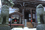 鎌倉 雪降る虚空蔵堂