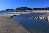 鎌倉材木座 滑川河口