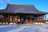 本願寺西山別院 淡雪の本堂