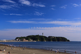 片瀬西浜と江の島