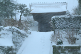 暴風雪の長寿寺