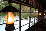 鎌倉 去来庵の雪見庭園