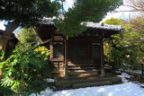 残雪の啓運寺