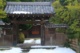 實相寺 残雪