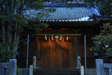 藤沢 諏訪神社拝殿の名残雪