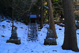 鎌倉手広 雪景色の熊野神社