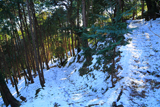 鎌倉 北野神社参道の雪景色