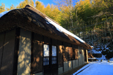 残雪の旧石井家住宅
